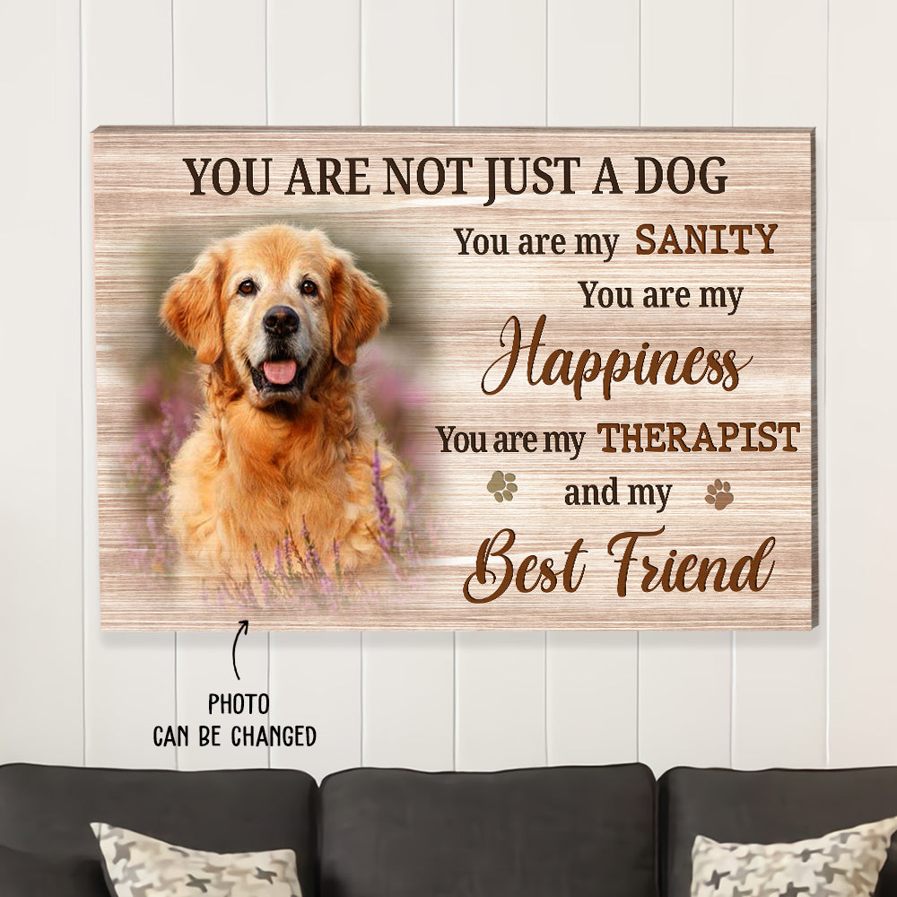 My Best Friend - Personalized Custom Pet Photo Canvas Print for Unforgettable Memories