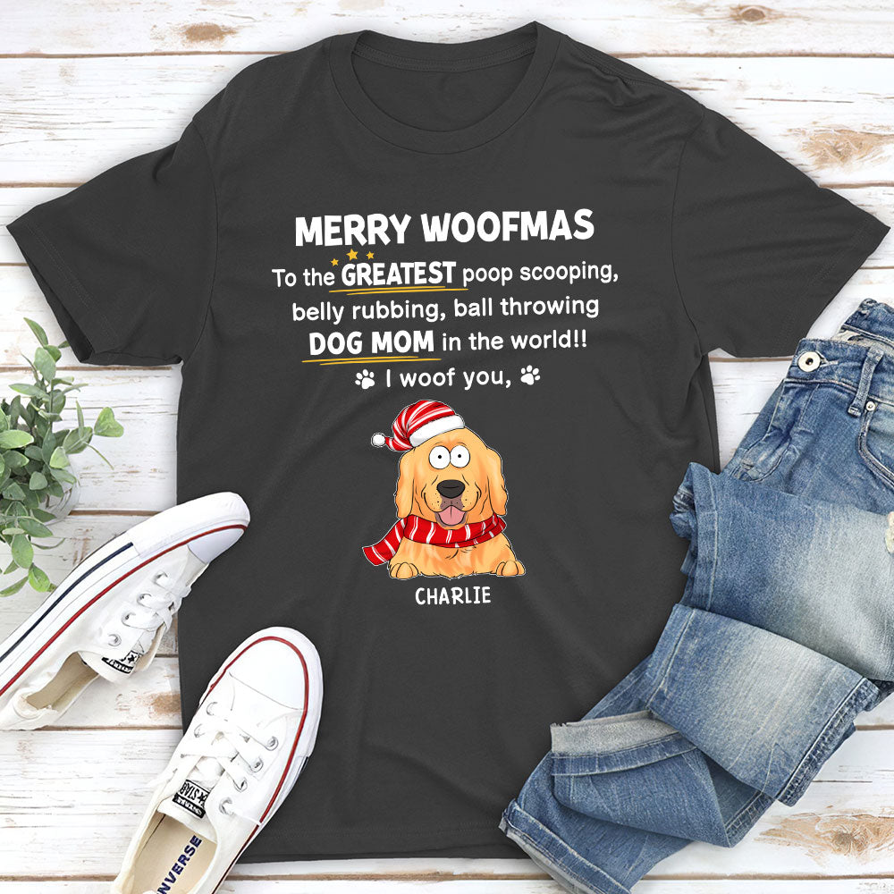 Top Woofmas Personalized Unisex Custom T - shirt for Pet Lovers