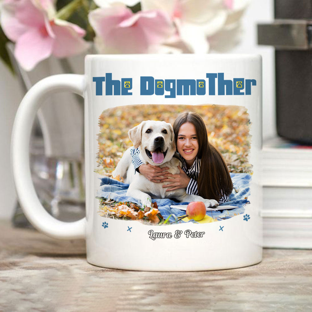 Personalized Custom 'I Am The Dogmother' Photo Coffee Mug - Ideal Gift