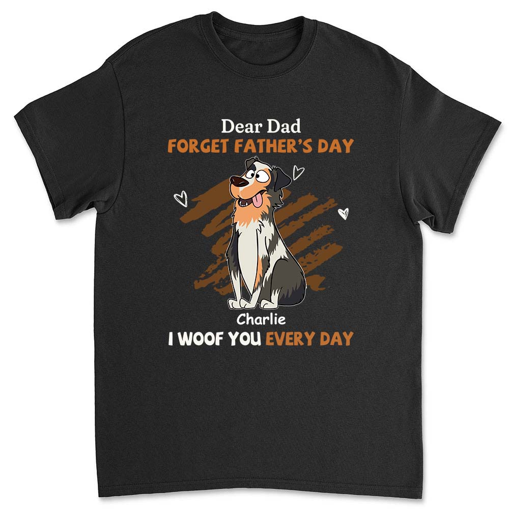 Daily Woof Love - Customizable Unisex Personalized T-shirt for Pet Lovers