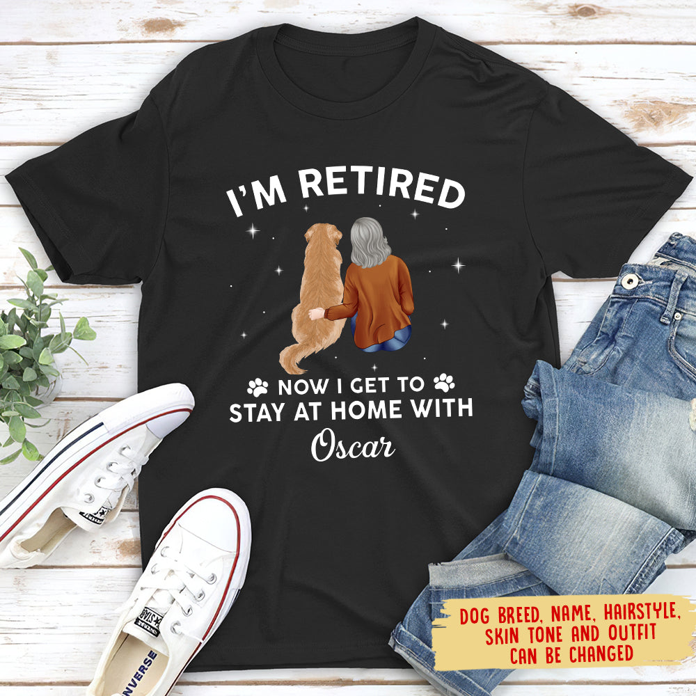 Personalized Custom Unisex Dog - Themed Stay - at - Home T - shirt