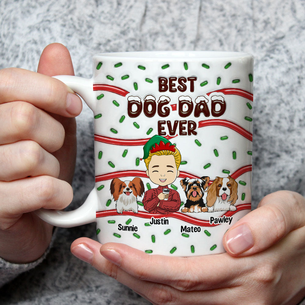 Top - Rated Personalized 3D Inflated Effect Mug for Dog Moms and Dads