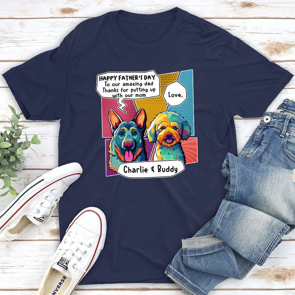 Amazing Dad 2 - Personalized Custom Unisex Pet Lover T-shirt