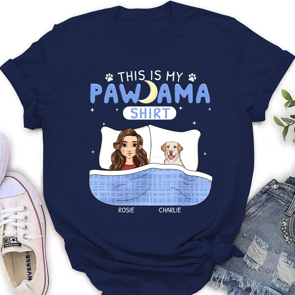 Personalized Custom Women's Pajama T-shirt - Ideal Gift for Pet Lovers
