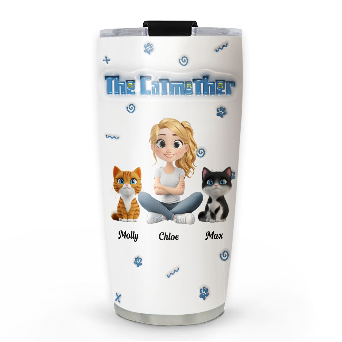 Personalized 3D Inflated Effect Custom Tumbler - Ideal for Expressing Your Style
