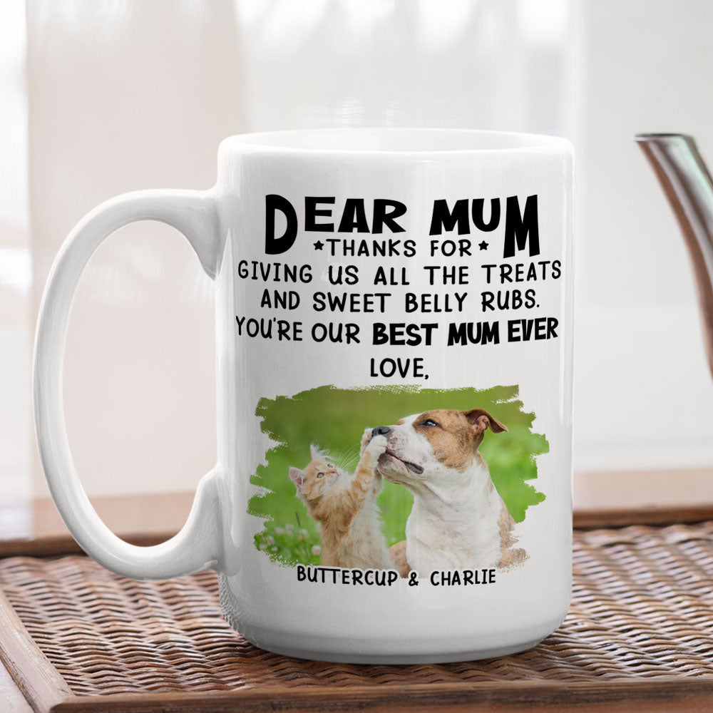 All The Treats 3 - Customizable Personalized Coffee Mug for Pet Lovers