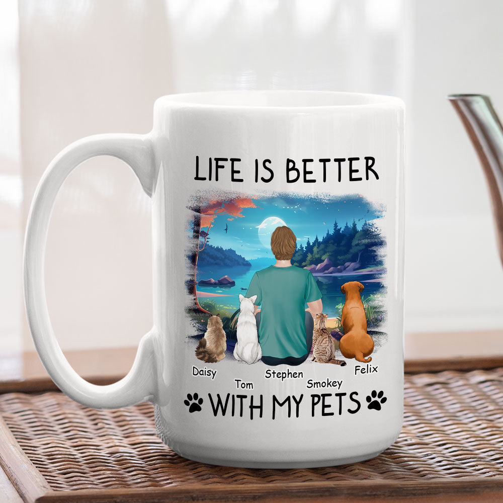 Personalized Custom Coffee Mug - Ideal Gift for Pet Enthusiasts