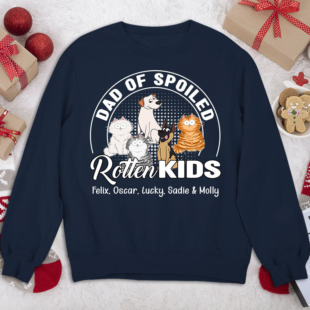 Custom Personalized Sweatshirt for Spoiled Pet - Loving Kids