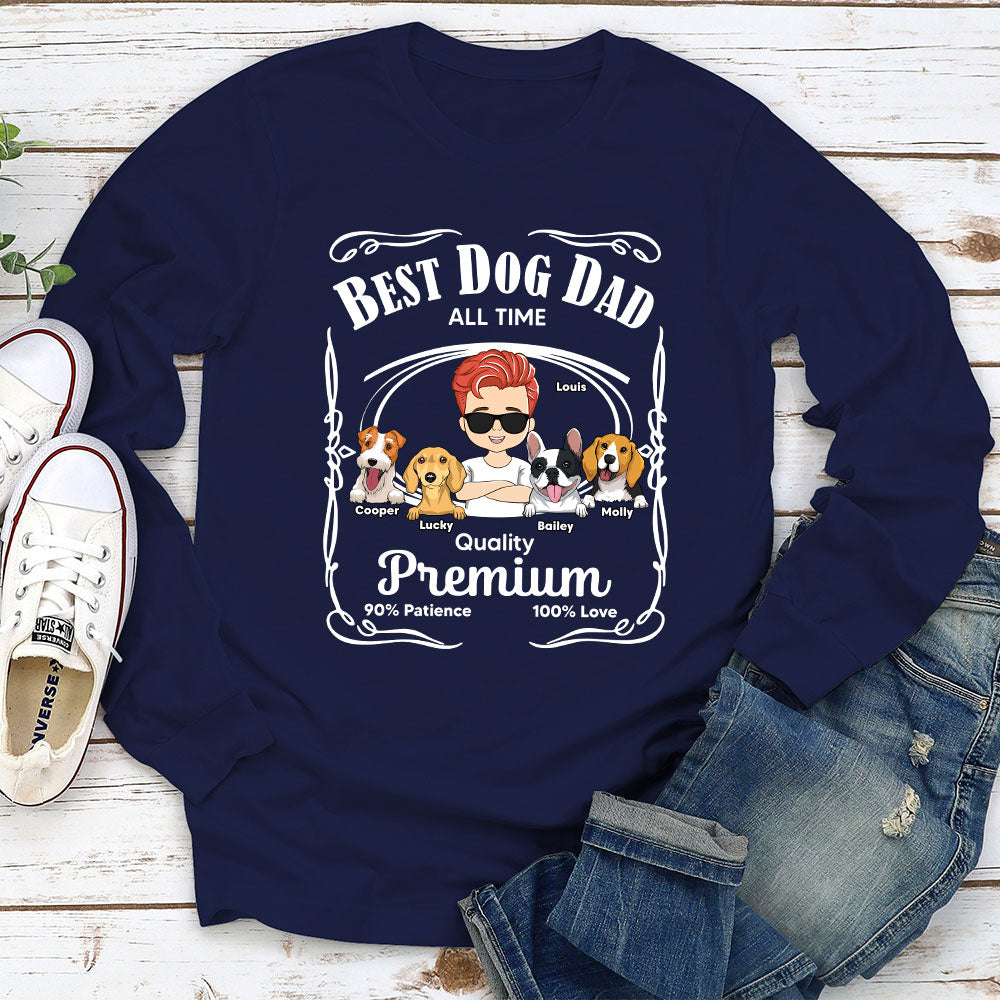 All-Time Best - Customizable Personalized Long Sleeve T-shirt for Pet Lovers