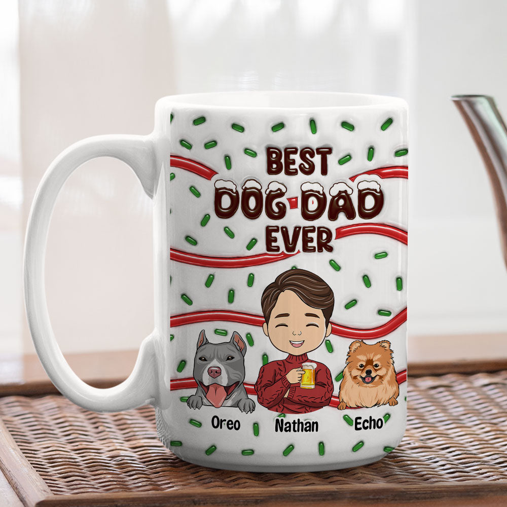 Top - Rated Personalized 3D Inflated Effect Mug for Dog Moms and Dads