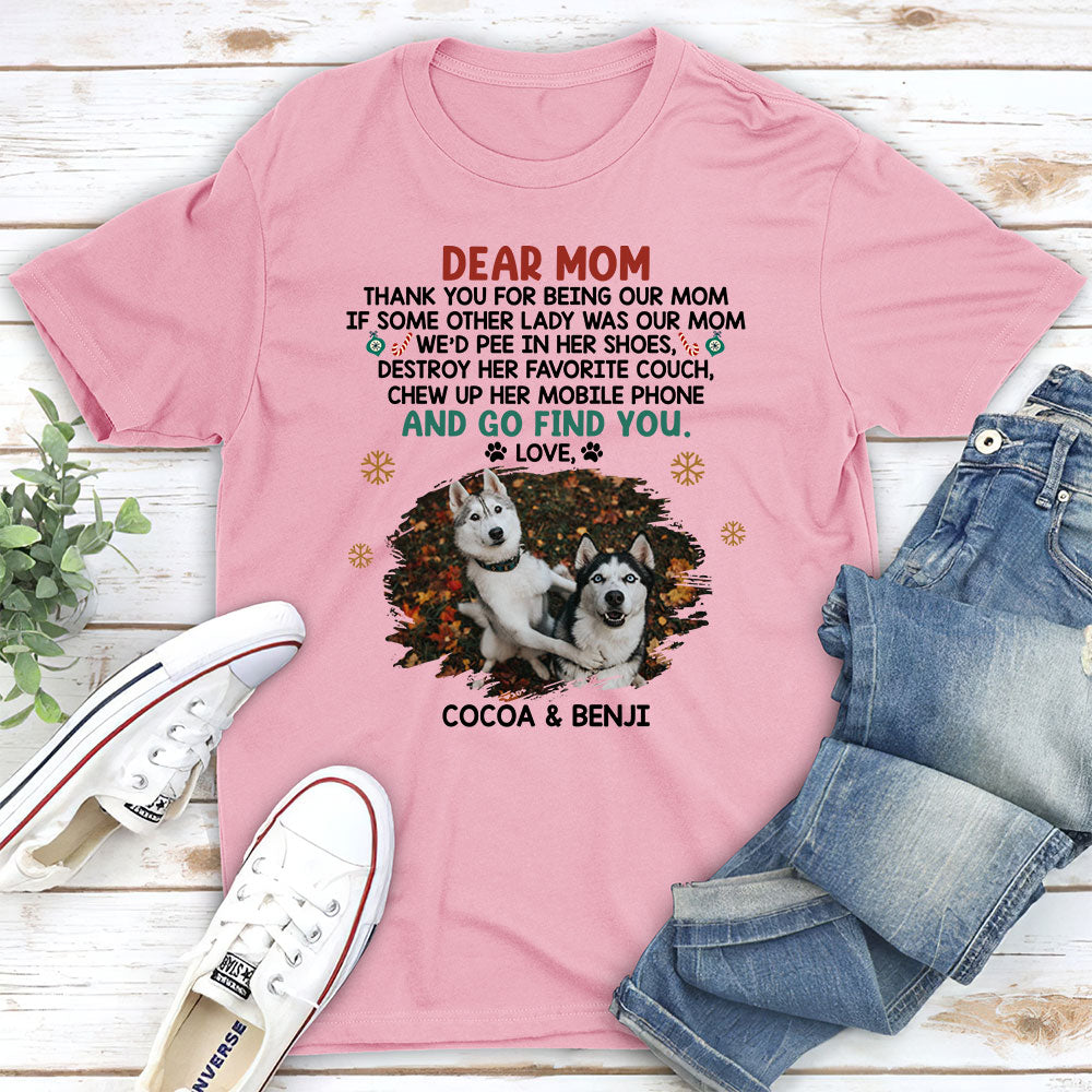 Chew His Phone - Customizable Unisex Personalized T-shirt for Pet Lovers