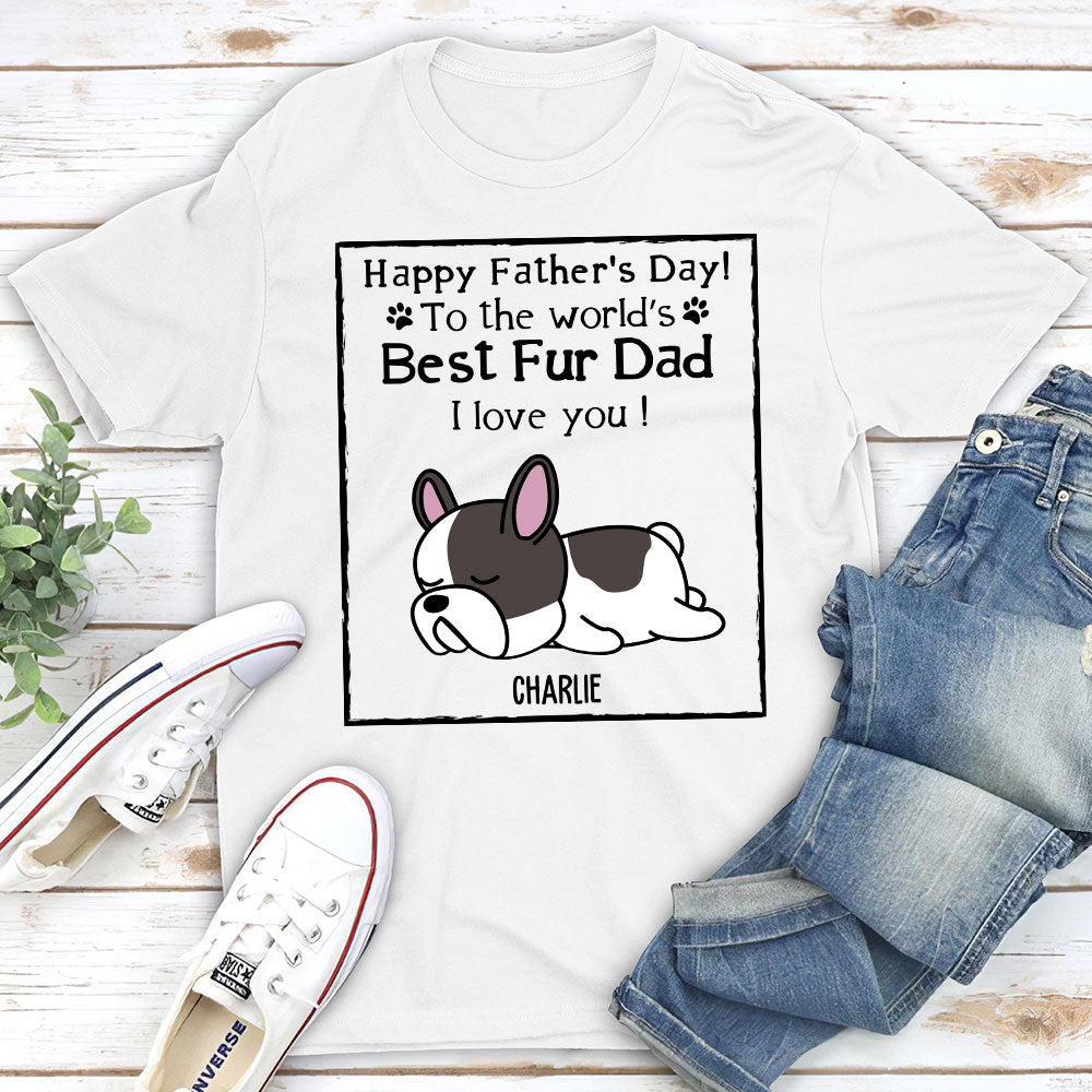 Top-Rated Personalized Custom Unisex T-shirt for Fur Dads