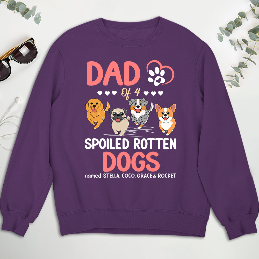 Customizable Personalized Sweatshirt for Spoiled Dog Owners