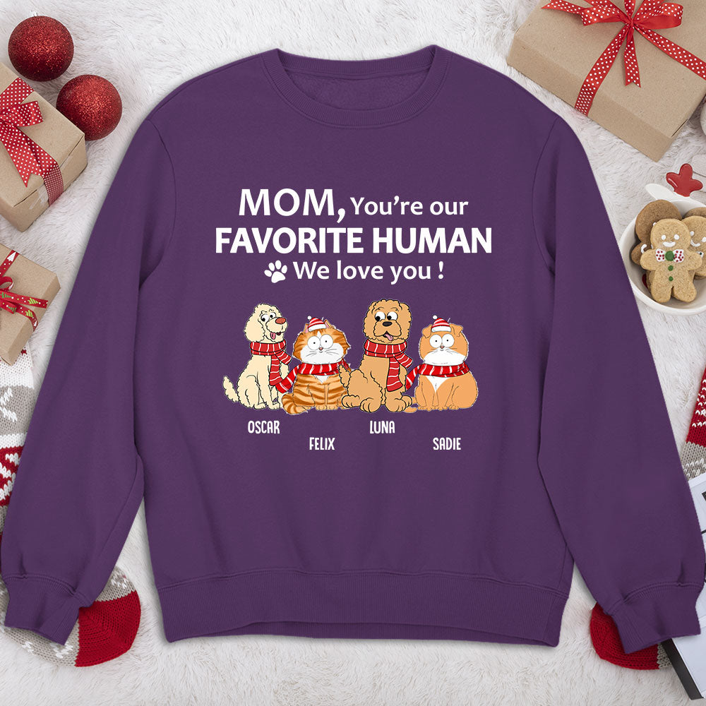 To My Human - Customizable Personalized Sweatshirt for Pet Lovers