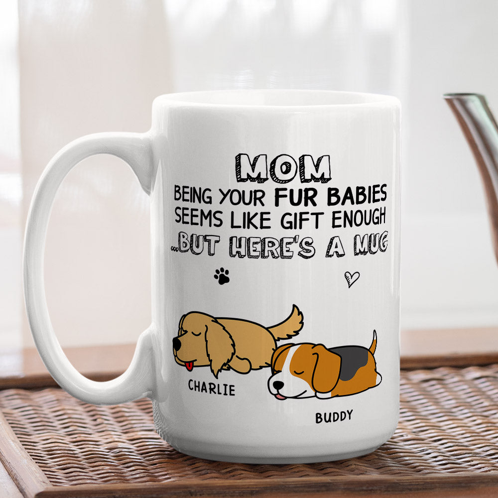 Personalized Fur-Themed Custom Coffee Mug: Ideal Gift for Pet Lovers