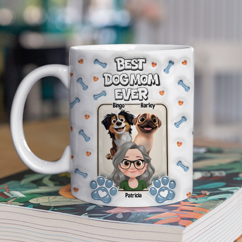 Mother's Day Personalized 3D Inflated Effect Custom Mug