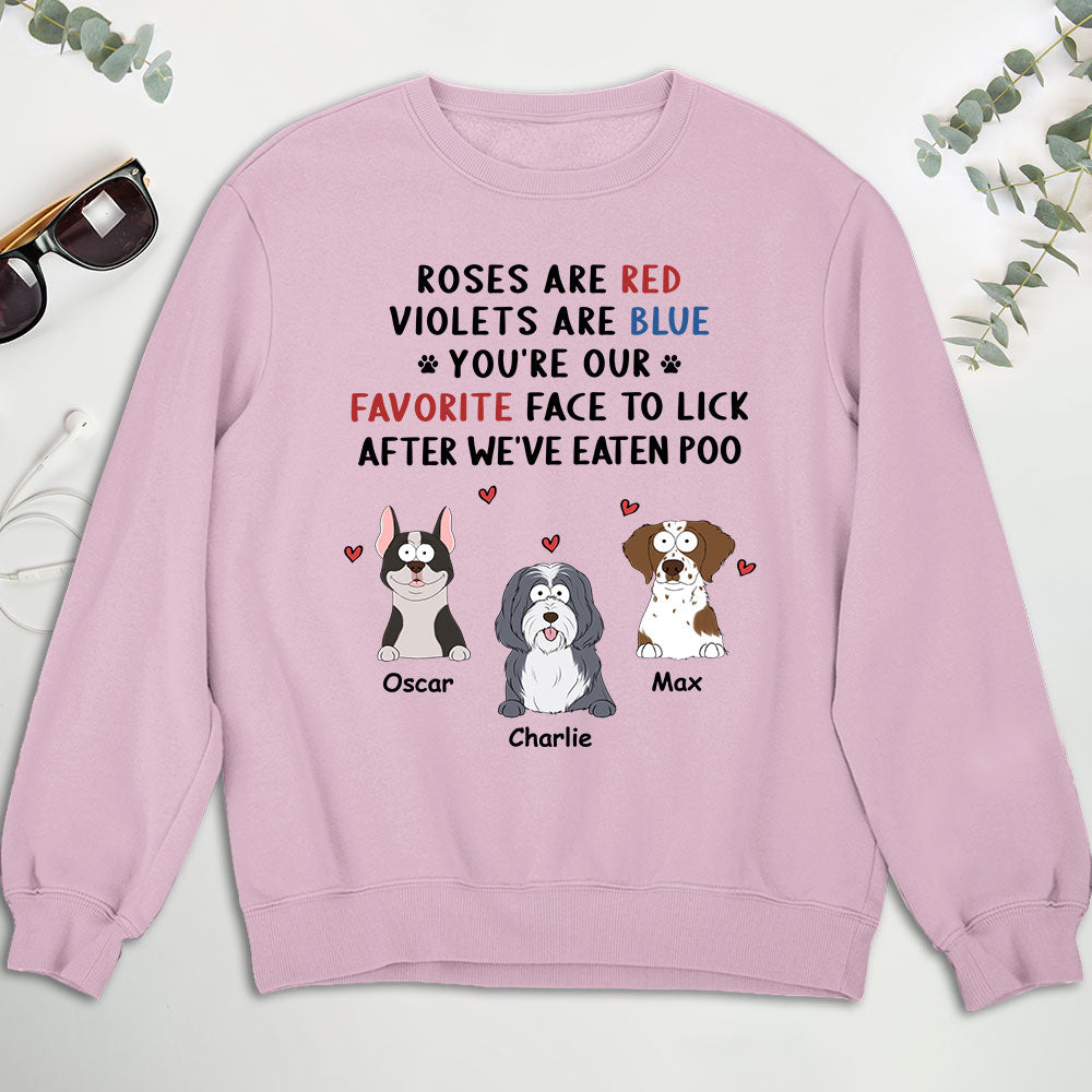 Personalized Custom 'Eaten Poo' Sweatshirt - Ideal Gift for Pet Lovers