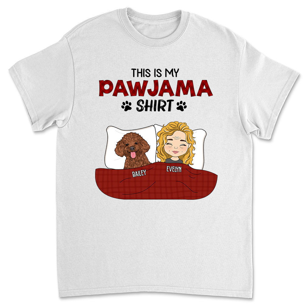 Personalized Unisex Pajama T-Shirt - Ideal Gift for Pet Lovers
