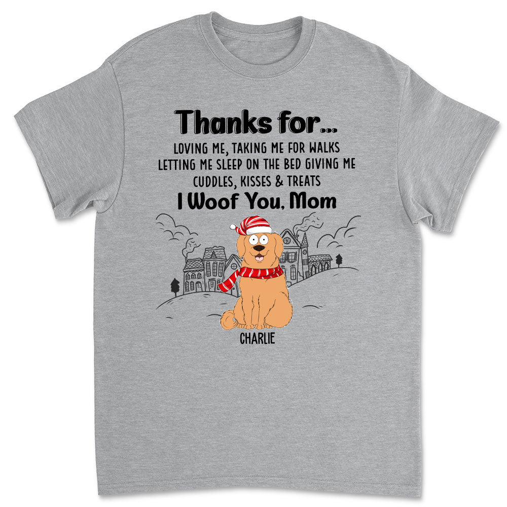 Customizable Thankful To Dad Unisex T - shirt for Pet Lovers