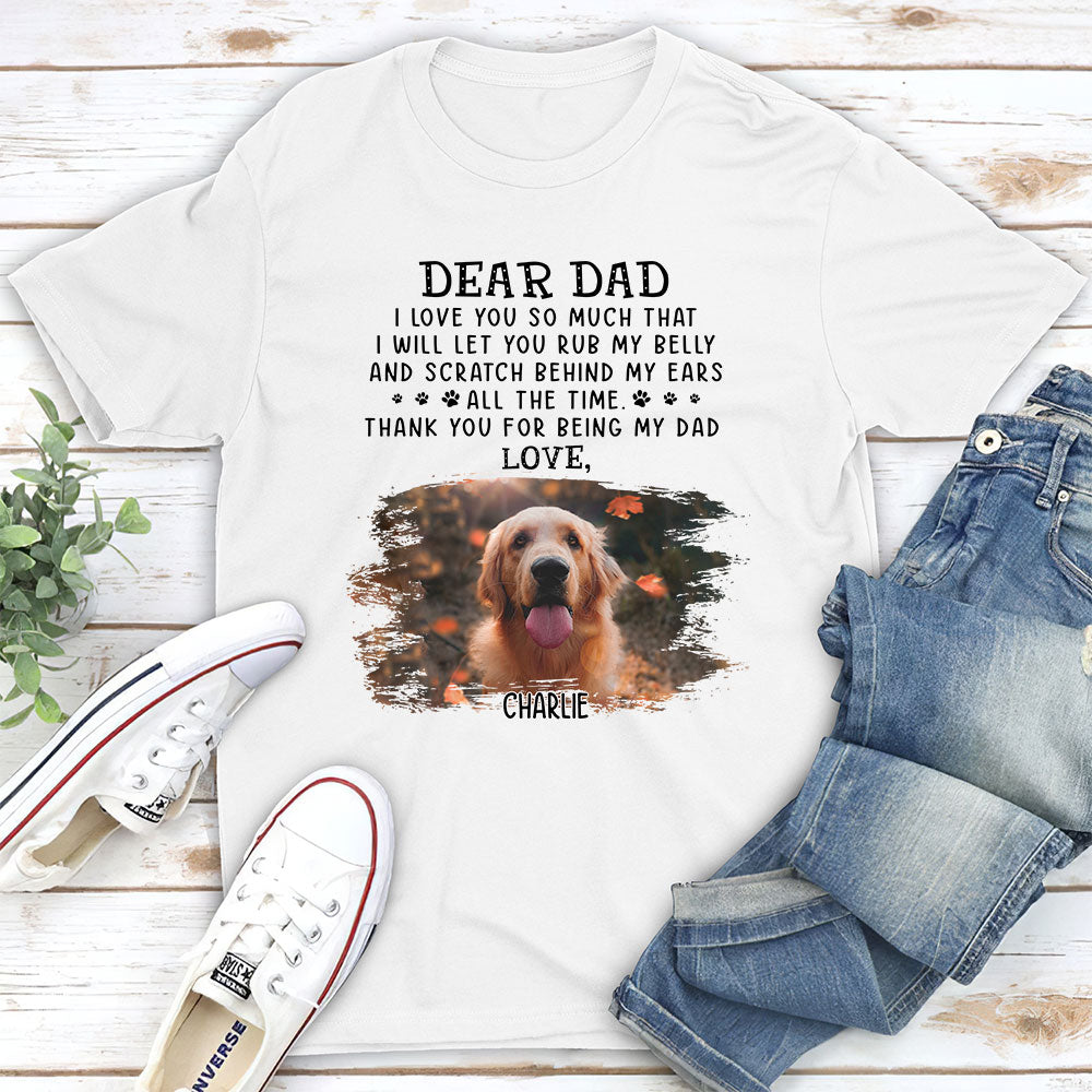 Personalized Custom Unisex 'Love So Much' Pet Photo T-shirt