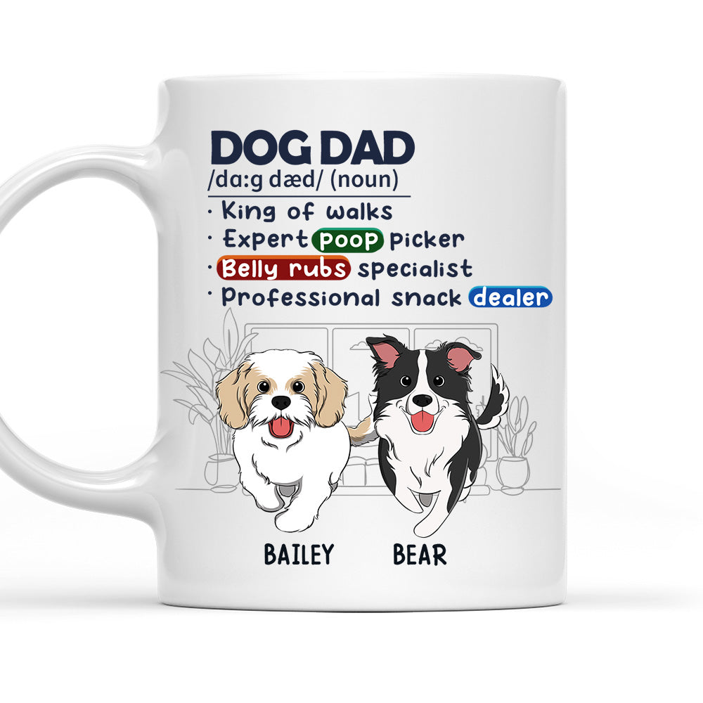 Personalized Dog King Queen of Walks Custom Coffee Mug - Ideal Gift for Loved Ones