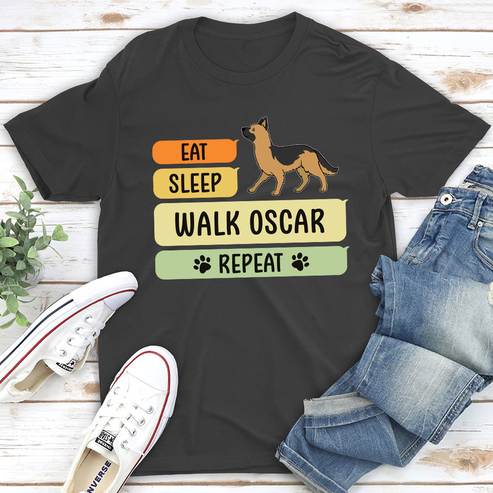 Dog Walker Life - Customizable Unisex Personalized T - shirt for Pet Lovers