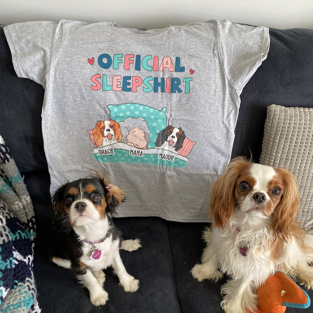 Customizable Dog Lover's Unisex Sleepshirt T-shirt