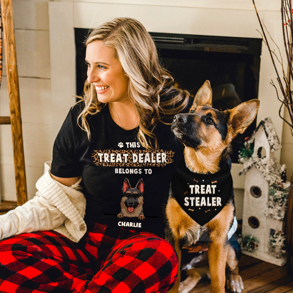 Treat Dealer - Customizable Unisex Personalized T - shirt for Pet Lovers