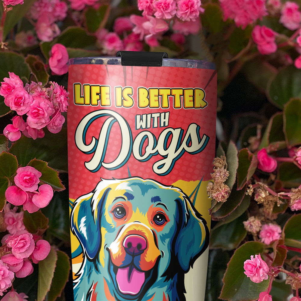 Life Is Better - 20oz Double - Walled Vacuum Insulated Tumbler with Thousands of Cool Designs