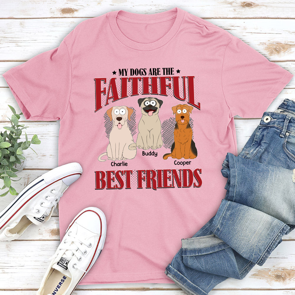 Personalized Unisex Dog Lover's T-shirt: A Faithful Companion Gift