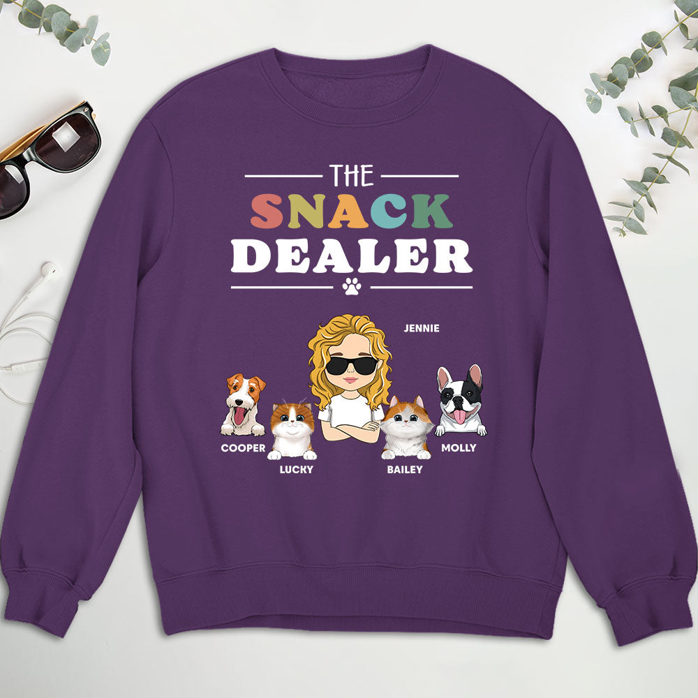 Customizable Personalized Sweatshirt for Pet Snack Dealers and Pet Lovers