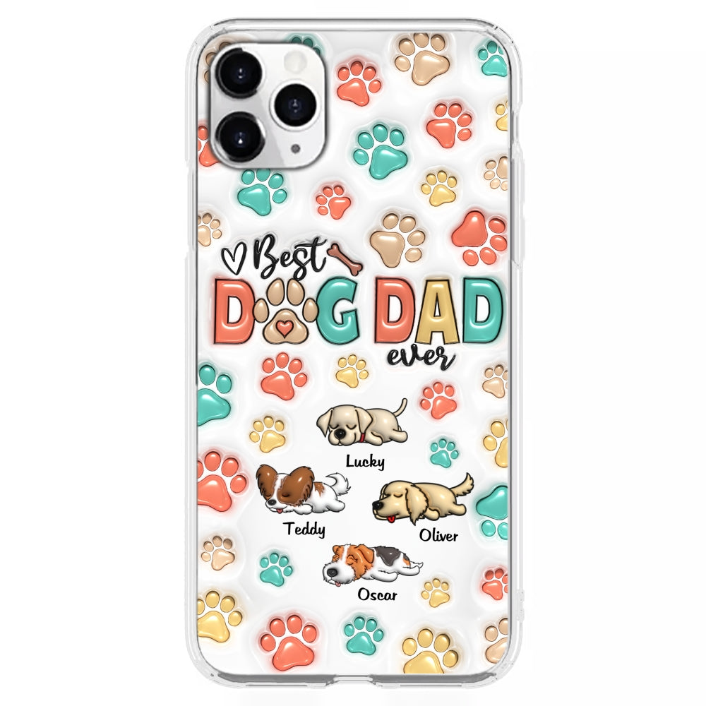 Best Fur Mom Ever! Personalized 3D Inflated Effect Custom Phone Case