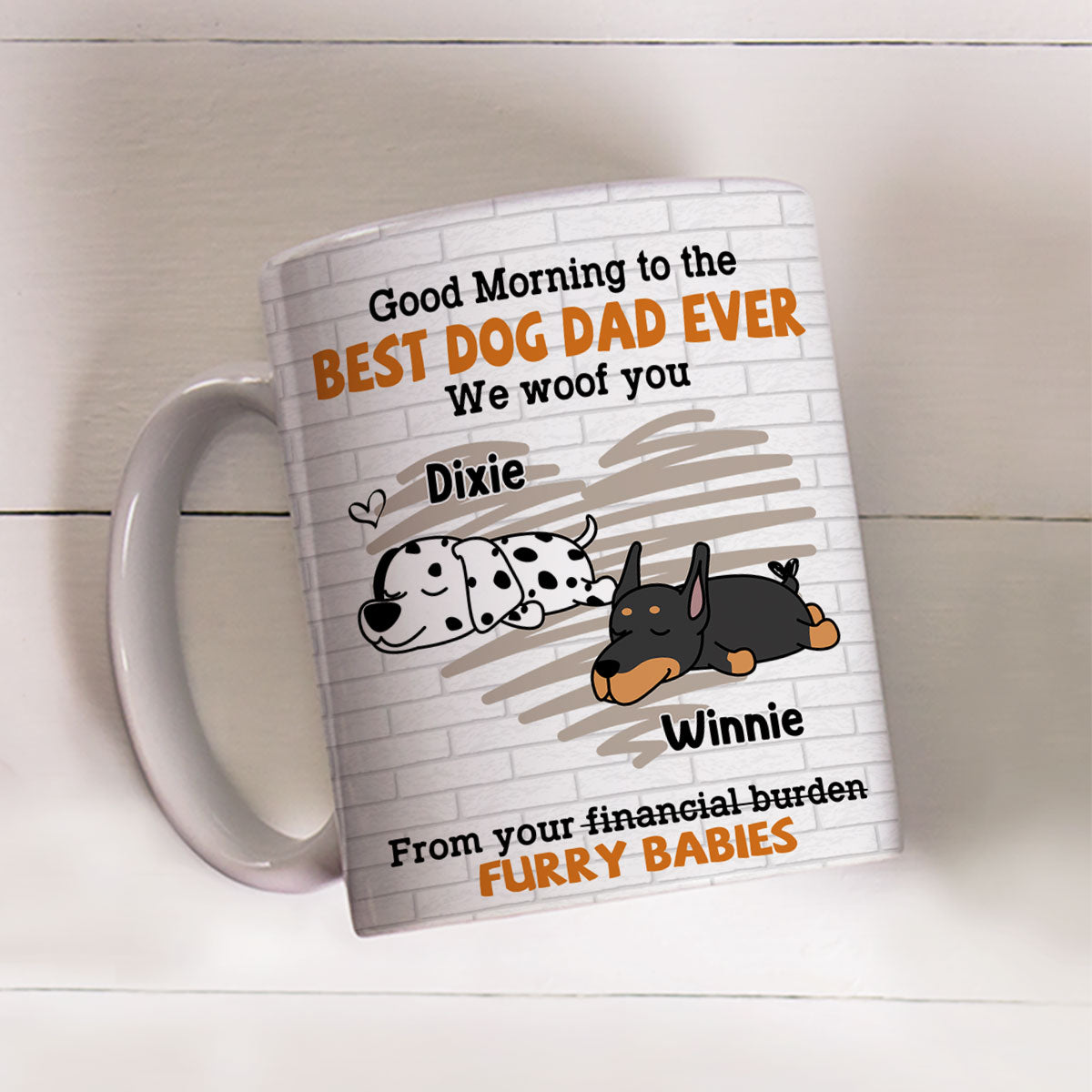 Personalized Furry Baby Custom Coffee Mug - Ideal Gift for Pet Lovers