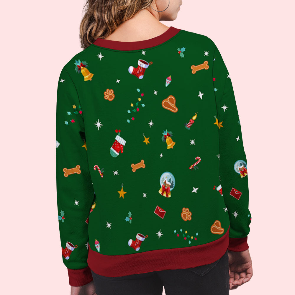 Personalized 'I See You' All-Over-Print Sweatshirt - Ideal Gift for Pet Lovers