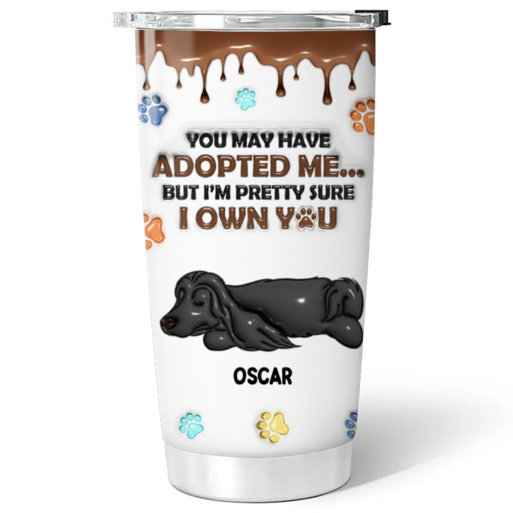 Personalized 3D Inflated Effect Stainless Steel Tumbler - Express Your Style