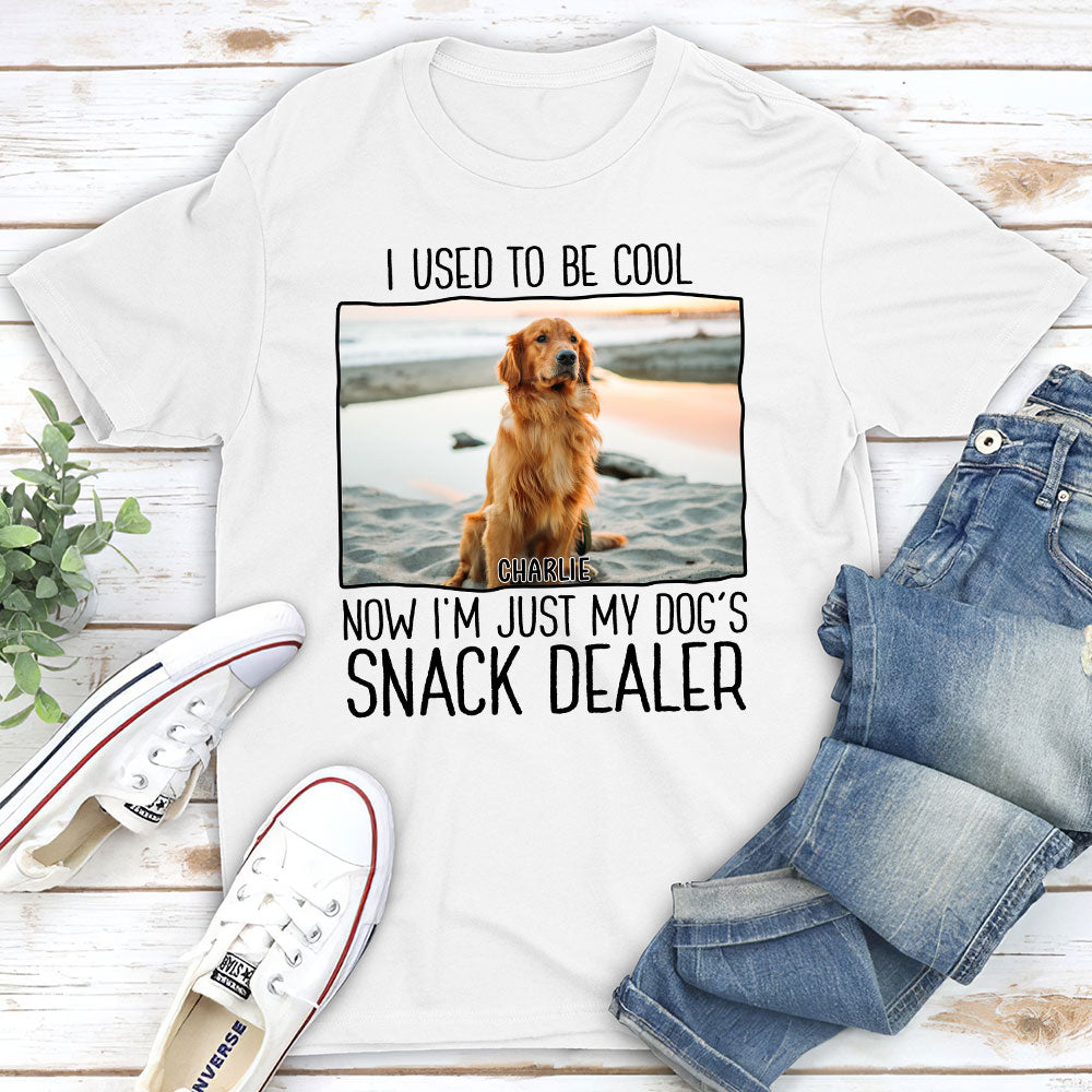 Personalized Unisex 'Just A Snack Dealer' Photo T-shirt - Ideal Gift for Pet Lovers