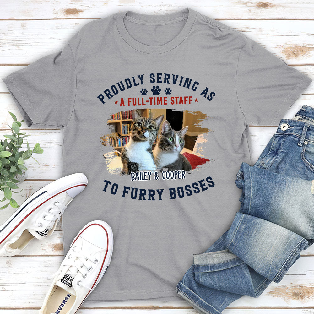 My Furry Boss - Customizable Unisex Personalized T-shirt for Pet Lovers