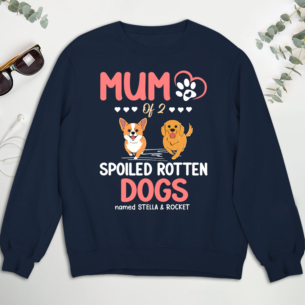 Customizable Personalized Sweatshirt for Spoiled Dog Owners