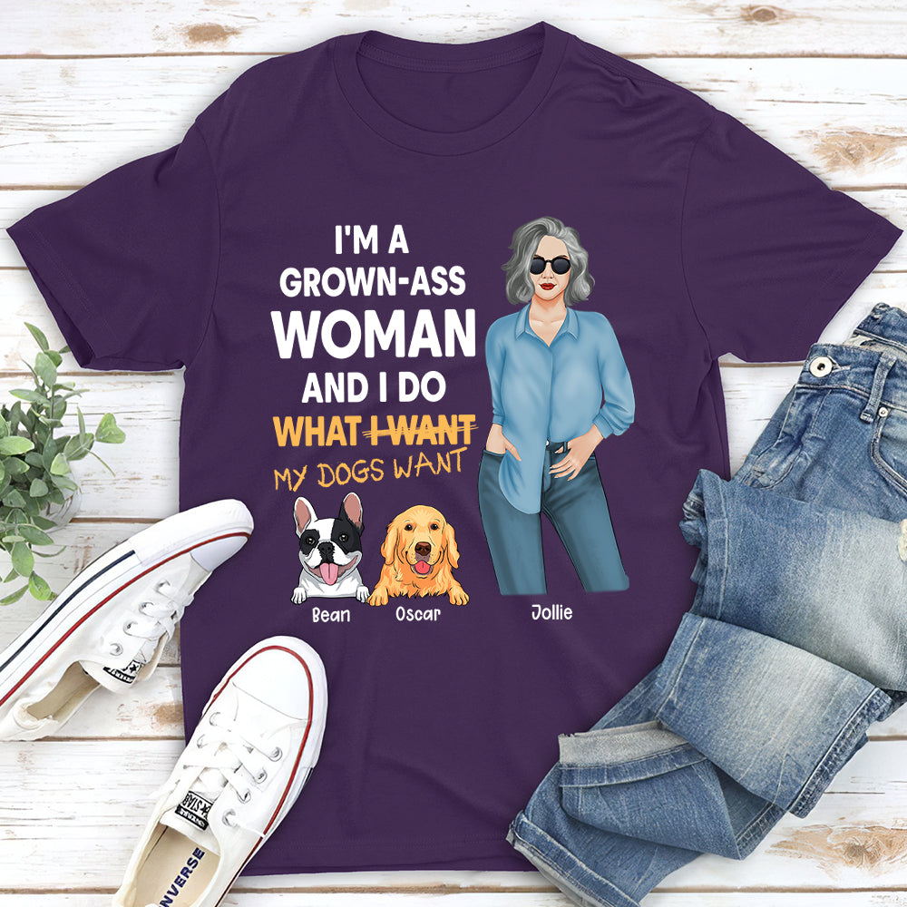 What My Dog Wants - Customizable Unisex Personalized T - shirt for Pet Lovers