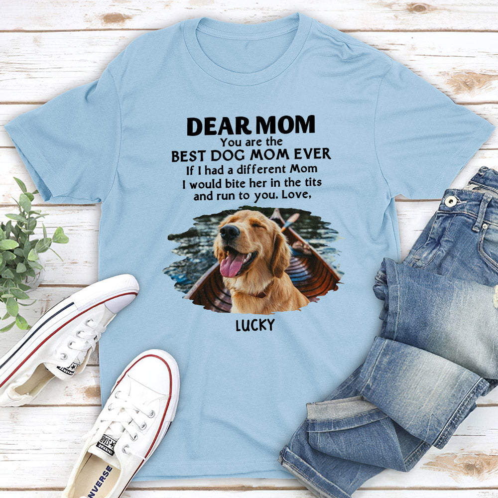 Bite And Run - Customizable Unisex Personalized T-shirt for Pet Lovers
