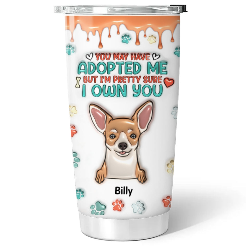 Personalized 3D Inflated Effect Custom Tumbler - Express Your Style