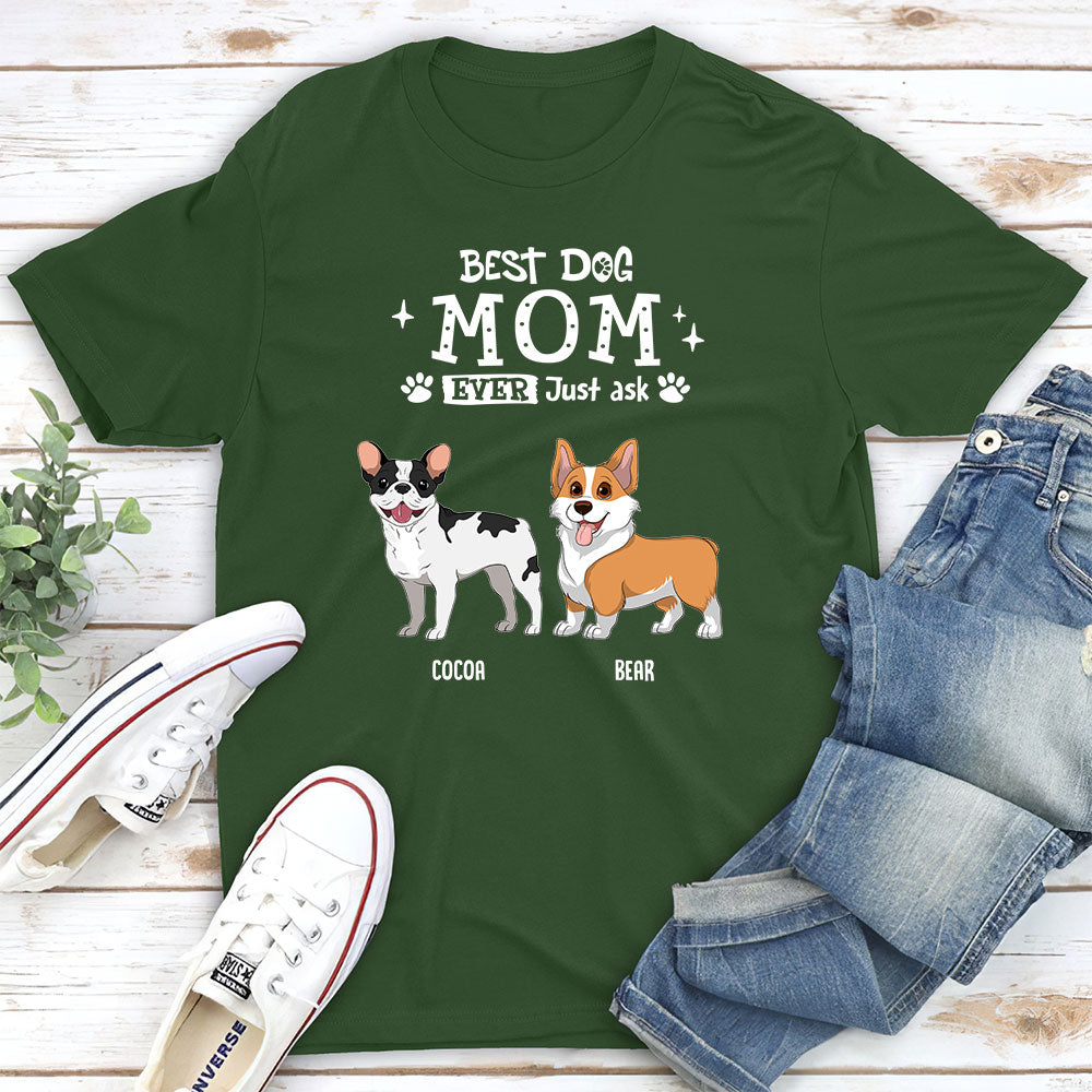 Best Mom Personalized Unisex Custom T-shirt - Ideal Gift for Pet Lovers