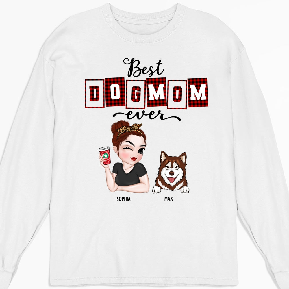 Top-Rated Personalized Custom Long Sleeve T-shirt for Best Moms of the Year