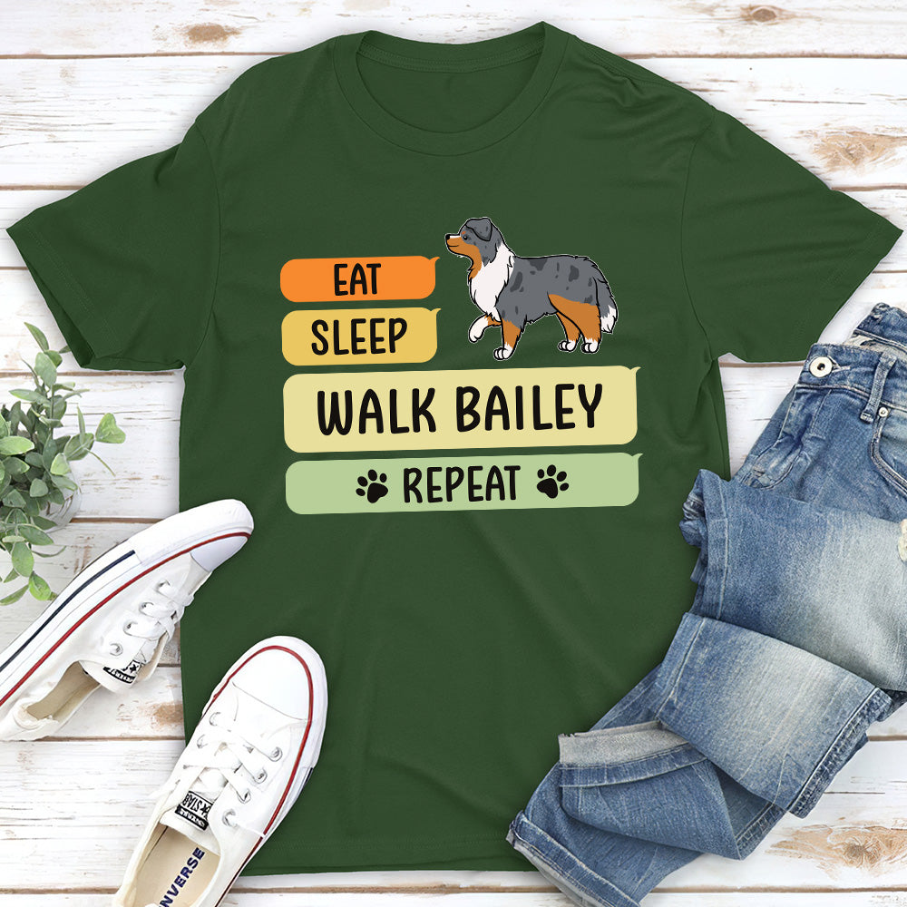 Dog Walker Life - Customizable Unisex Personalized T - shirt for Pet Lovers