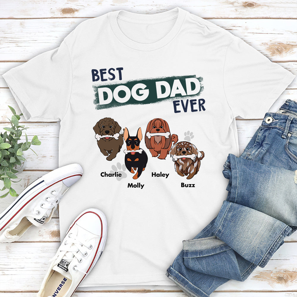 You're the Ultimate Dog Dad - Personalized Custom Unisex T-shirt for Pet Lovers