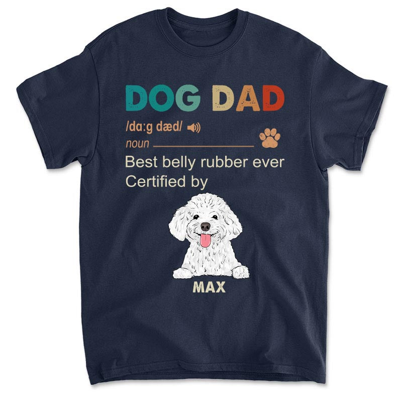 Customizable Dog Dad Unisex T-shirt - Ideal Gift for Pet Lovers
