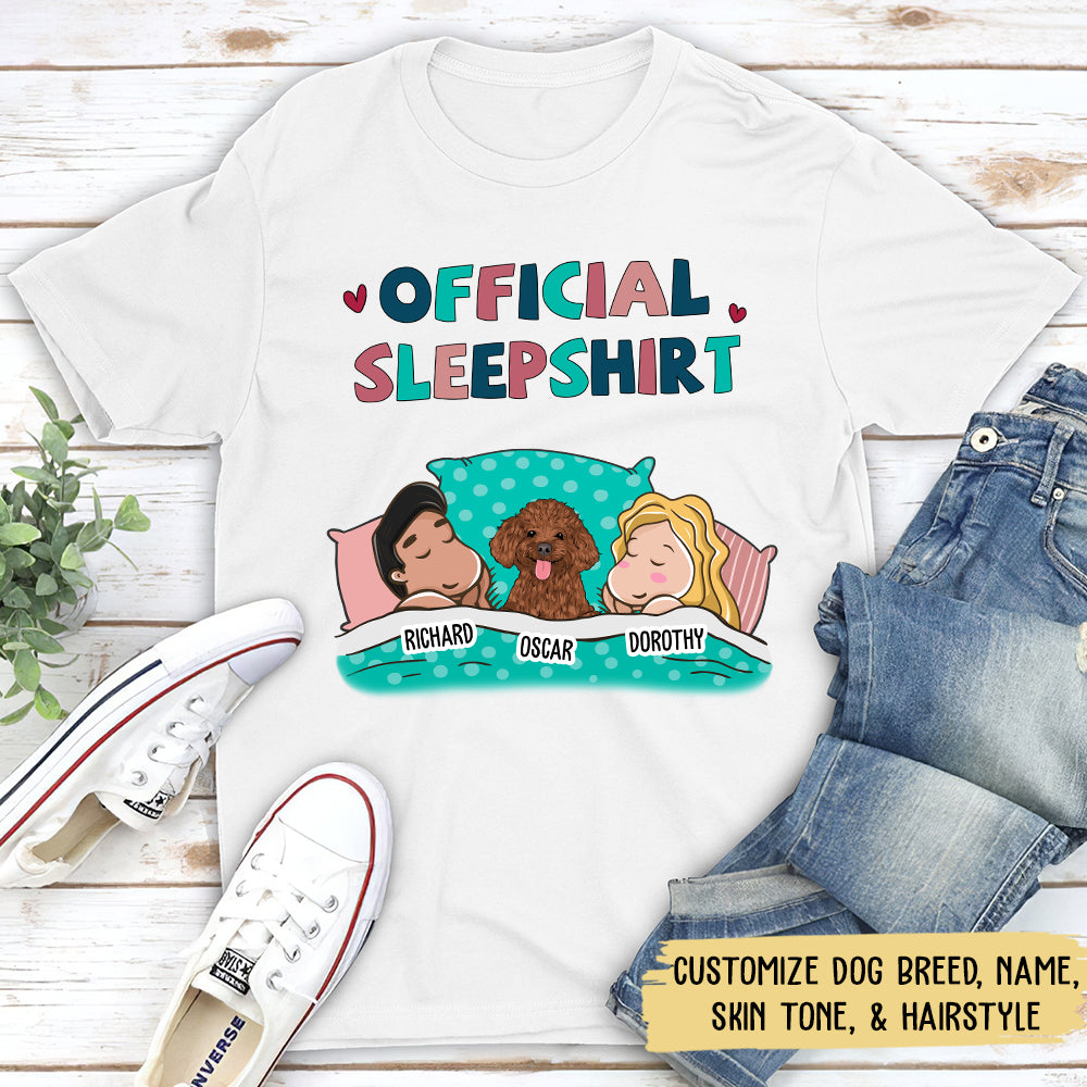 Personalized Custom Unisex Pet Sleepshirt for Couples - Ideal Gift for Pet Lovers