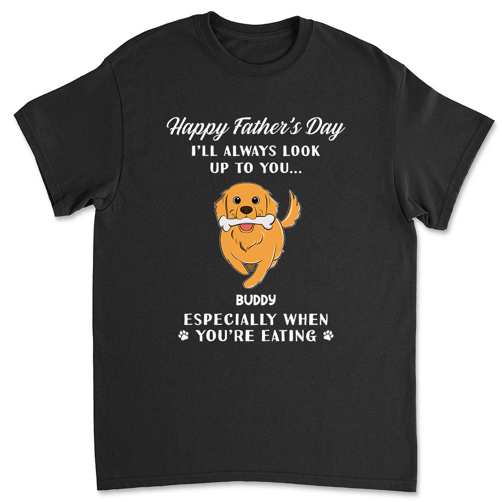 Personalized Unisex T-shirt: A Must - Have for Pet Lovers While Eating