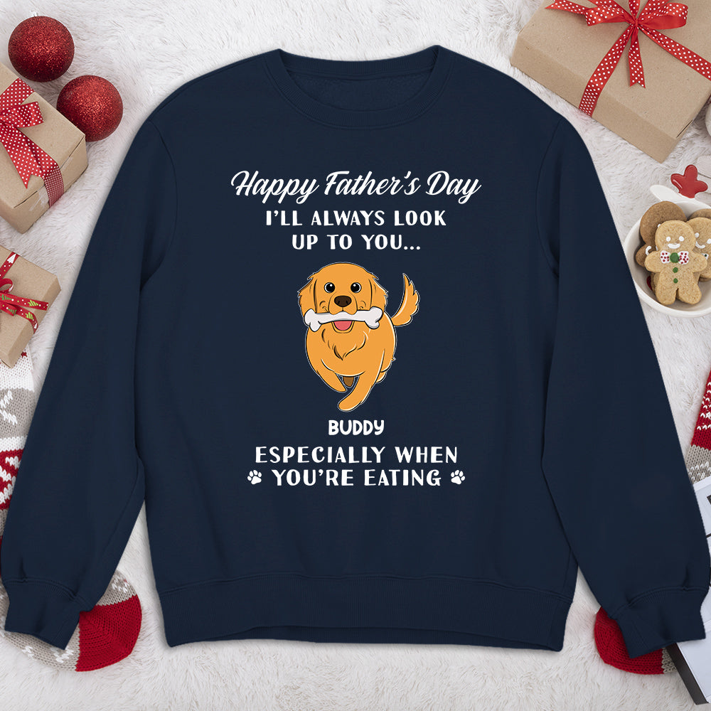 Personalized Custom Pet Lover's Sweatshirt - Ideal for Dining Moments