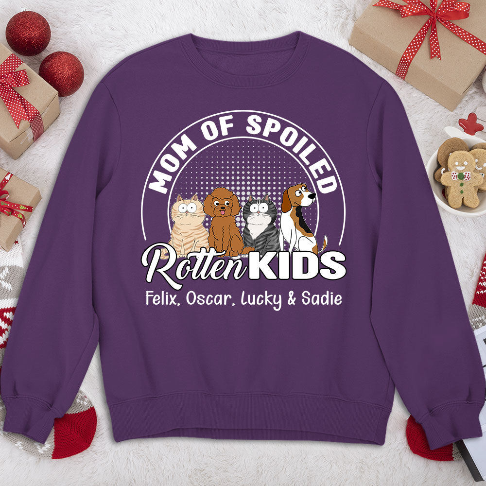 Custom Personalized Sweatshirt for Spoiled Pet - Loving Kids